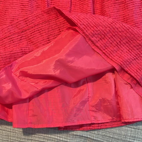 Nine West Womens Sleeveless Belted Fit And Flare Dress With Pleats! - Picture 6 of 10